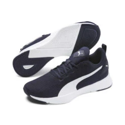Chaussure De Running Flyer Runner PUMA Peacoat White Blue