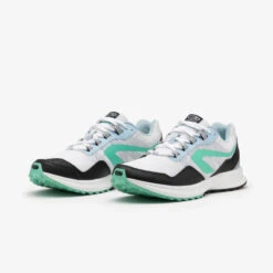 Kalenji CHAUSSURE DE RUNNING HOMME RUN ACTIVE GRIP BLANC VERT -Chaussures Confortables chaussure de running homme run active grip blanc vert 3