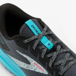 CHAUSSURE DE RUNNING TRAIL FEMME BROOKS RUNNING DIVIDE 4 NOIRE -Chaussures Confortables chaussure de running trail femme brooks running divide 4 noire 4