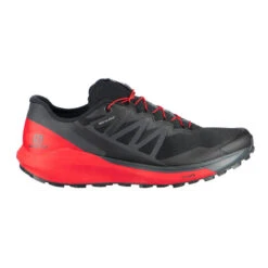 CHAUSSURE DE TRAIL RUNNING SALOMON SENSE RIDE 4 NOIR ROUGE -Chaussures Confortables chaussure de trail running salomon sense ride 4 noir rouge 2