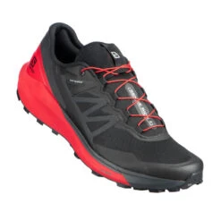 CHAUSSURE DE TRAIL RUNNING SALOMON SENSE RIDE 4 NOIR ROUGE -Chaussures Confortables chaussure de trail running salomon sense ride 4 noir rouge 4