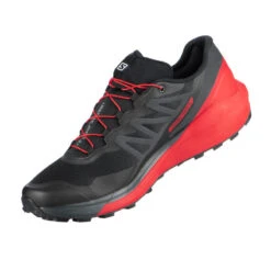 CHAUSSURE DE TRAIL RUNNING SALOMON SENSE RIDE 4 NOIR ROUGE -Chaussures Confortables chaussure de trail running salomon sense ride 4 noir rouge 5