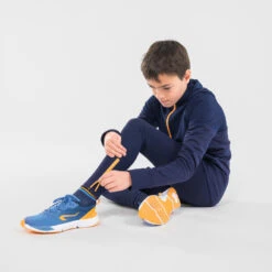 Chaussures De Running Enfant Drop 0 - KIPRUN KN500 Bleu Et Orange -Chaussures Confortables chaussures de running enfant drop 0 kiprun kn500 bleu et orange 9