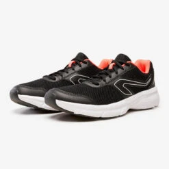 CHAUSSURES DE RUNNING FEMME KALENJI RUN CUSHION NOIR CORAIL -Chaussures Confortables chaussures de running femme kalenji run cushion noir corail 4
