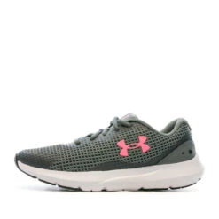 Chaussures De Running Gris/Rose Femme Under Armour Surge 3