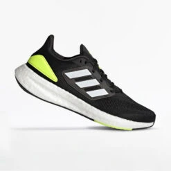 CHAUSSURES DE RUNNING HOMME ADIDAS PUREBOOST H NOIR JAUNE