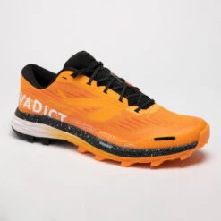 Chaussures De Trail Running Pour Homme Race ULTRA Orange Et Noir -Chaussures Confortables chaussures de trail running pour homme race ultra orange et noir 2