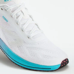 Chaussures Running Femme - KIPRUN KD800 Blanc Rose Bleu -Chaussures Confortables chaussures running femme kiprun kd800 blanc rose bleu 4