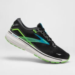 Chaussures Running Homme - Brooks Ghost 15 Noir Bleu