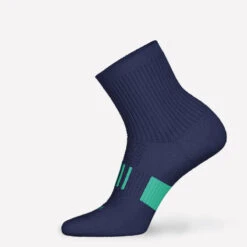 LotX2 De Chaussettes Running Confort Enfant - KIPRUN 500 Mid Marine Et Rayé Vert -Chaussures Confortables lotx2 de chaussettes running confort enfant kiprun 500 mid marine et raye vert 8