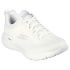 SKECHERS Femme GO RUN LITE Chaussures De Sport De Course Blanc