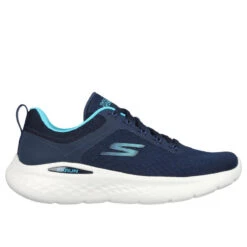 SKECHERS Femme GO RUN LITE Chaussures De Sport De Course Bleu Marine -Chaussures Confortables skechers femme go run lite chaussures de sport de course bleu marine 4
