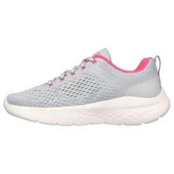 SKECHERS Femme GO RUN LITE Chaussures De Sport De Course Gris / Rose Vif -Chaussures Confortables skechers femme go run lite chaussures de sport de course gris rose vif 3