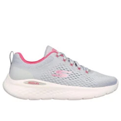 SKECHERS Femme GO RUN LITE Chaussures De Sport De Course Gris / Rose Vif -Chaussures Confortables skechers femme go run lite chaussures de sport de course gris rose vif 4