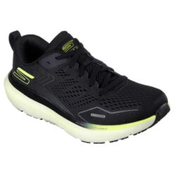 SKECHERS Homme GO RUN RIDE 11 Chaussures De Sport De Course Noir / Blanc